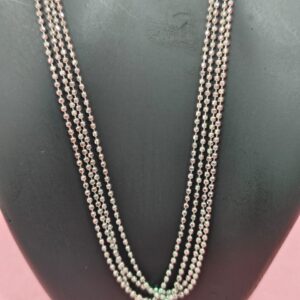 Silver Chain Four Line